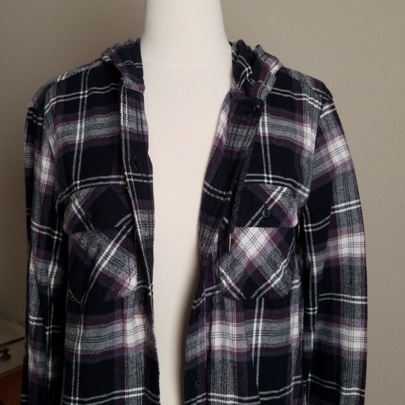 Hooded Flannel shirt Garage XS - Picture 3 of 7